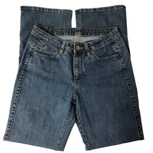 Aura by the Women of Wrangler Back Button Flap Boot Cut Jeans | Women's Size 31